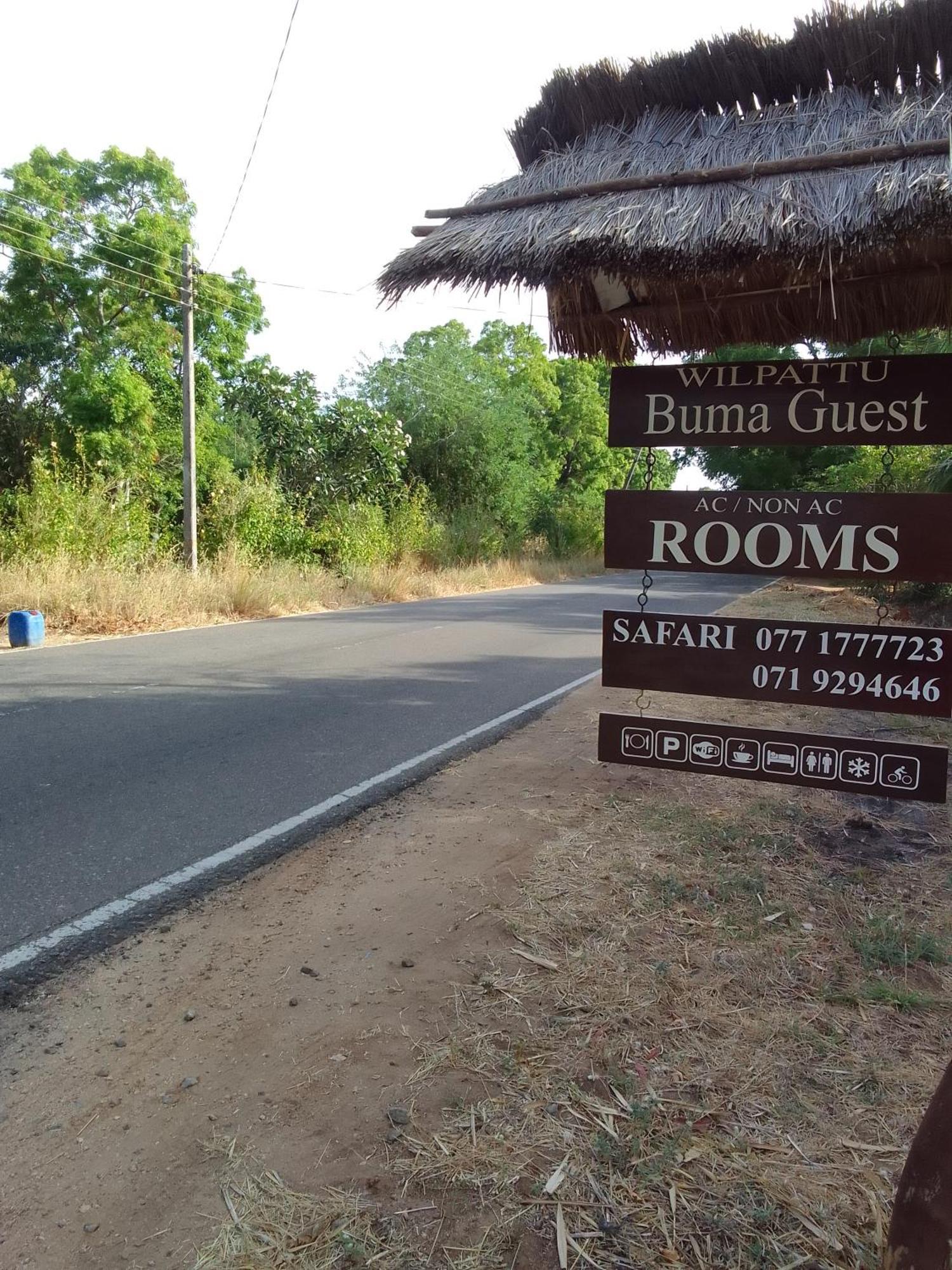 Wilpattu Buma Homestay Pahala Maragahawewa Eksteriør bilde